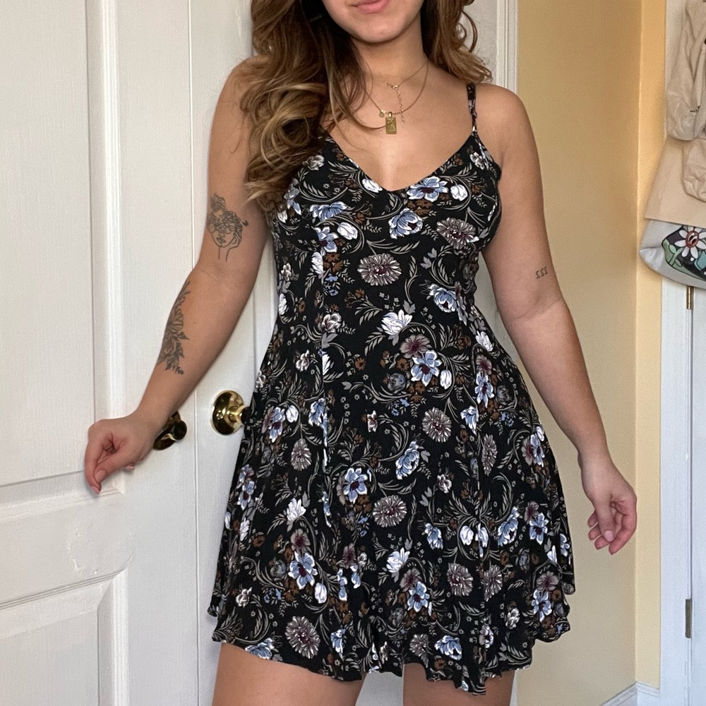 Floral babydoll dress